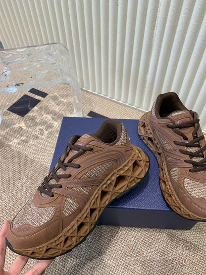 CD Sneaker B35 In Brown Suede And Fabric 113129
