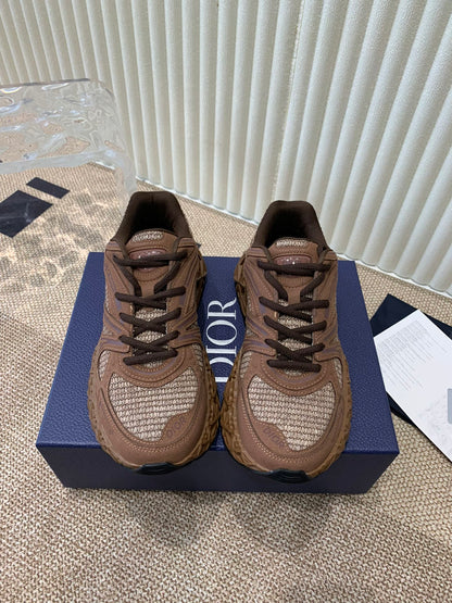 CD Sneaker B35 In Brown Suede And Fabric 113129