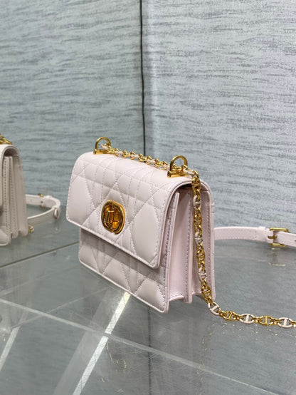 CD Miss Caro 17 Bag Light Pink Calfskin 246427