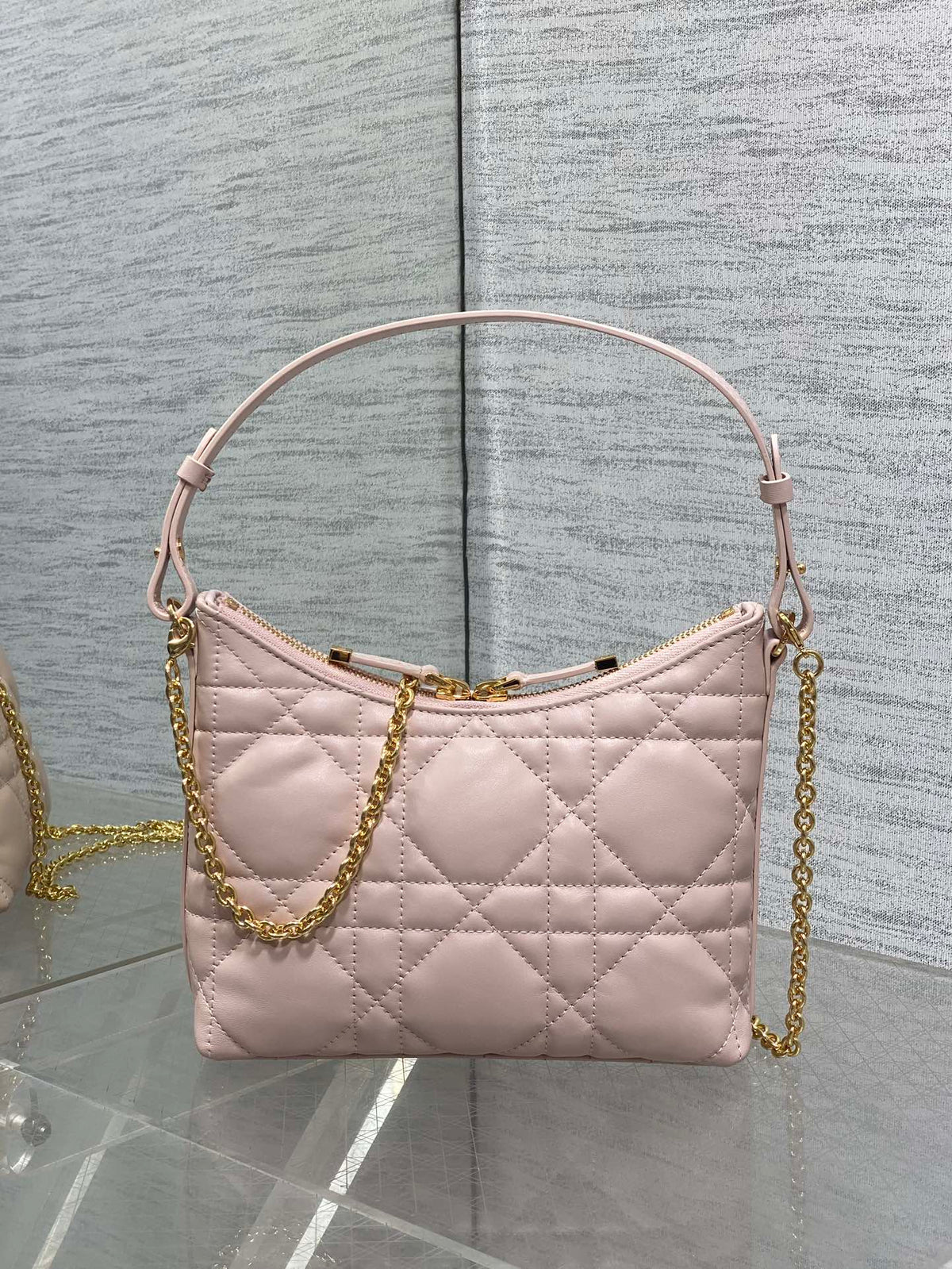 Dior 2025 Bag 19cm Pink Lambskin 272828