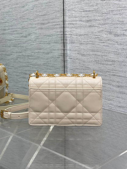 Dior 2025 Miss Caro 17 Bag Beige Calfskin 271086