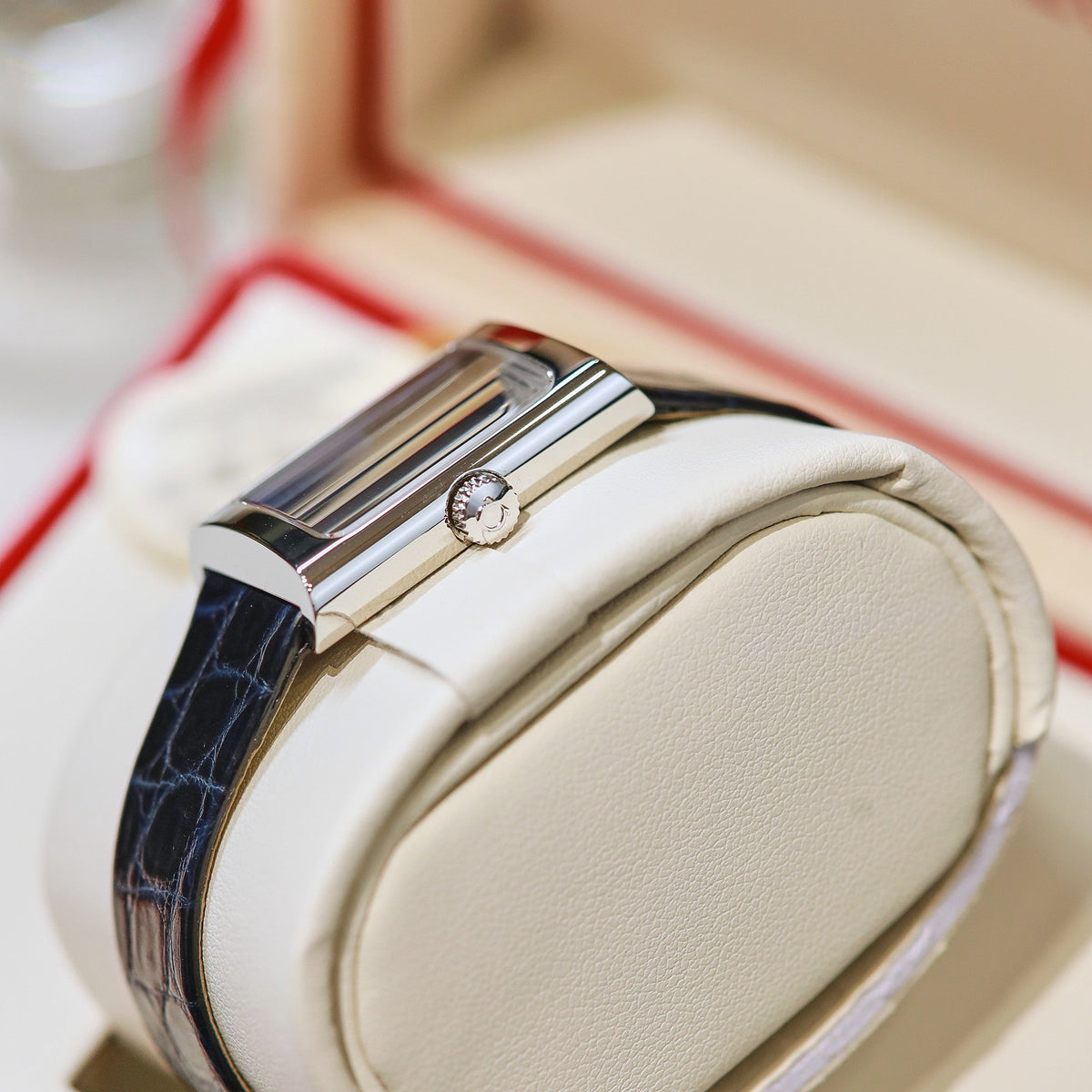 Omega De Ville 26.12mm Silver Blue Dial