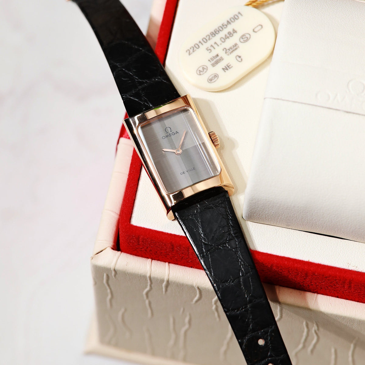 Omega De Ville 26.12mm Silver White Dial