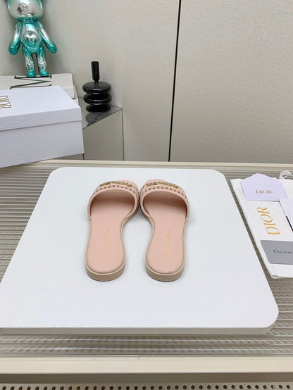 CD D-Lane Slide In Light Pink Cowhide 106273