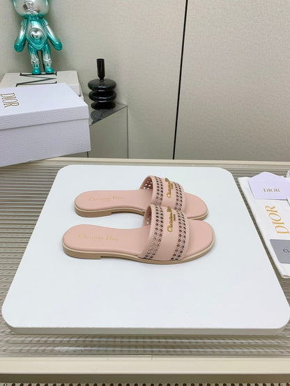CD D-Lane Slide In Light Pink Cowhide 106273