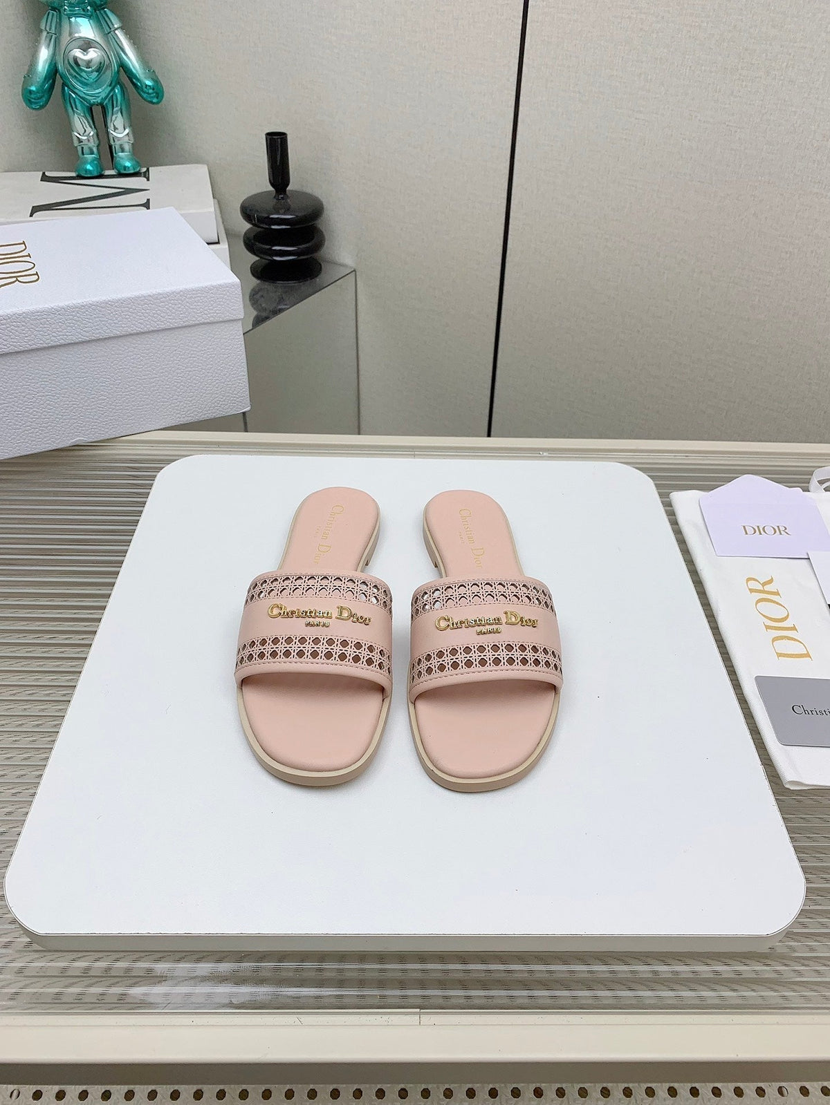 CD D-Lane Slide In Light Pink Cowhide 106273