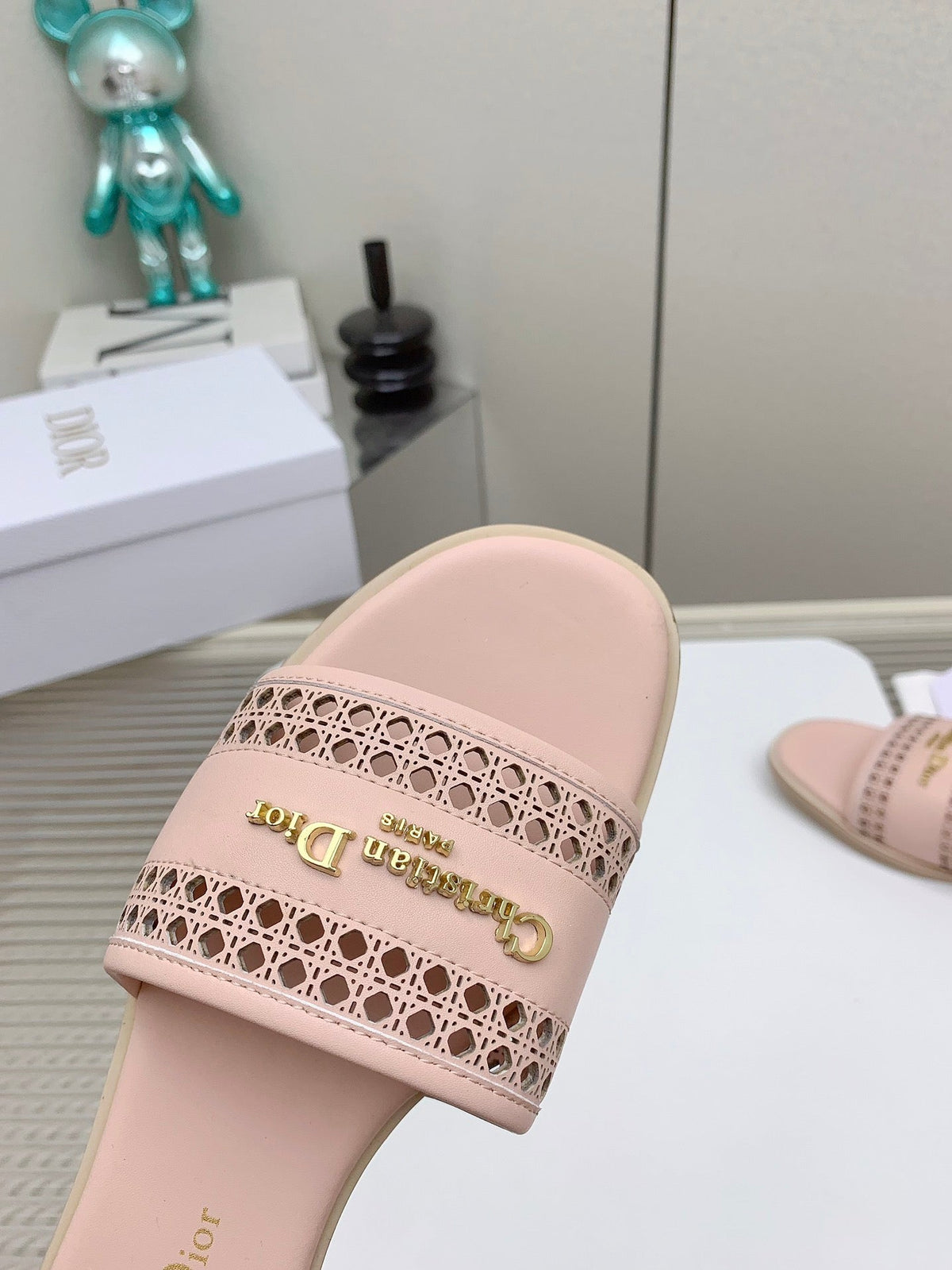 CD D-Lane Slide In Light Pink Cowhide 106273
