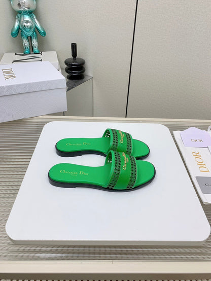 CD D-Lane Slide In Green Cowhide 106279
