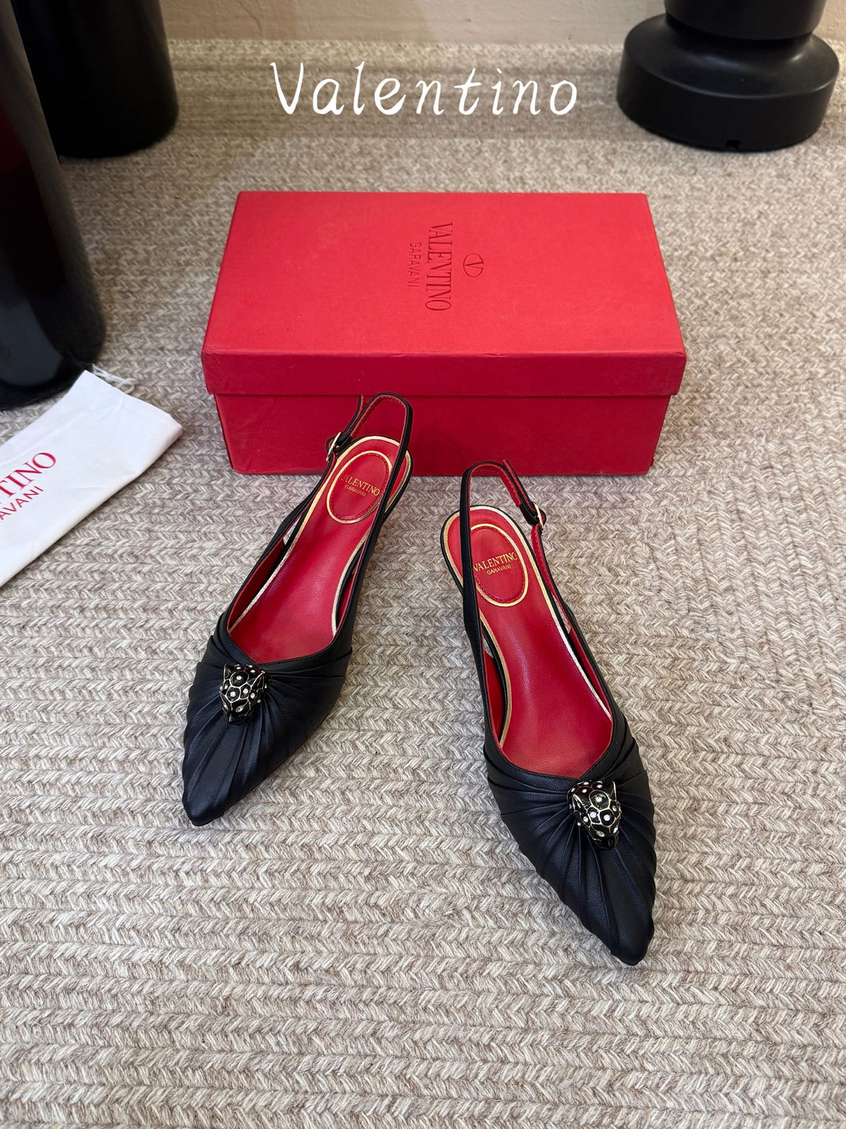 VT 26s Panthea Pumps 55mm Black Goatskin 104724