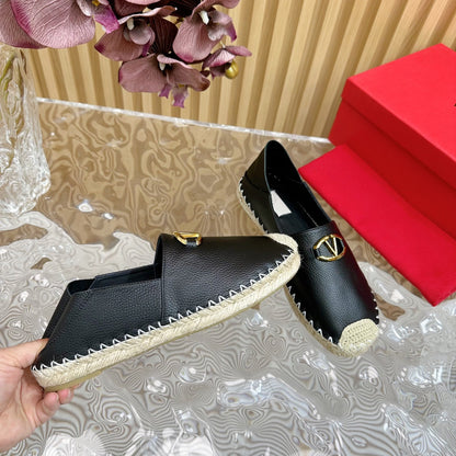 Vlogo Loafer Black Leather
