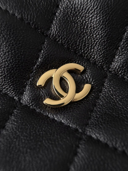 Chanel 2026 Little Lucky Bag 18cm Black Quilted Lambskin