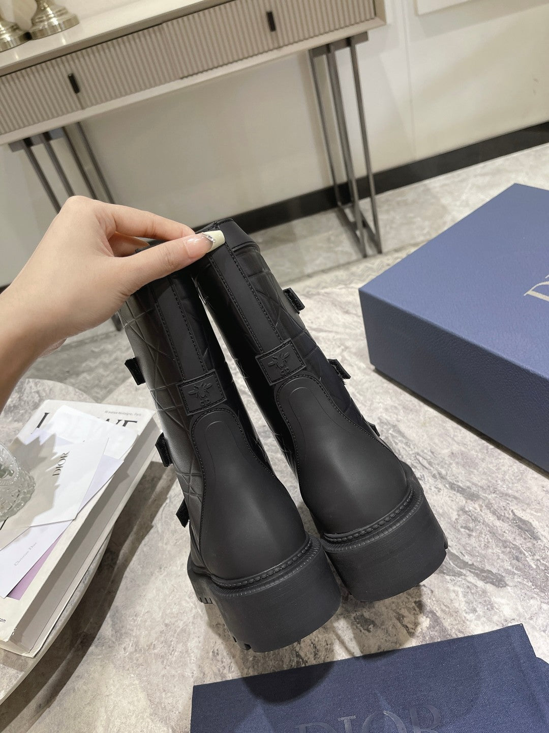 CD Dioranger Ankle Boot 45mm Black Calfskin