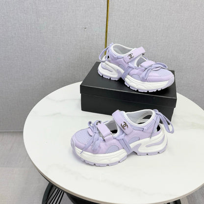 CC 26s Casual Sneakers Purple Leather Mesh 865833
