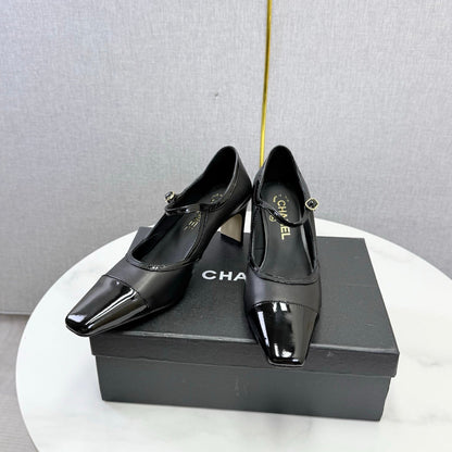 CC 26s Slingback Black Sheepskin 904475