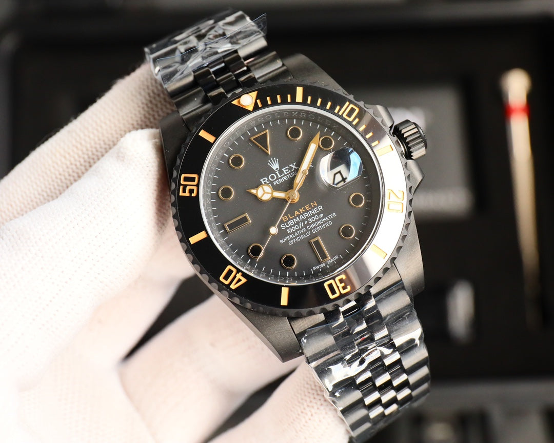 Rolex Blaken 40mm Black Gold