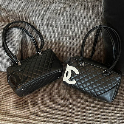 Chanel 2026 Cambon Ligne Bowling Bag 27cm Calfskin