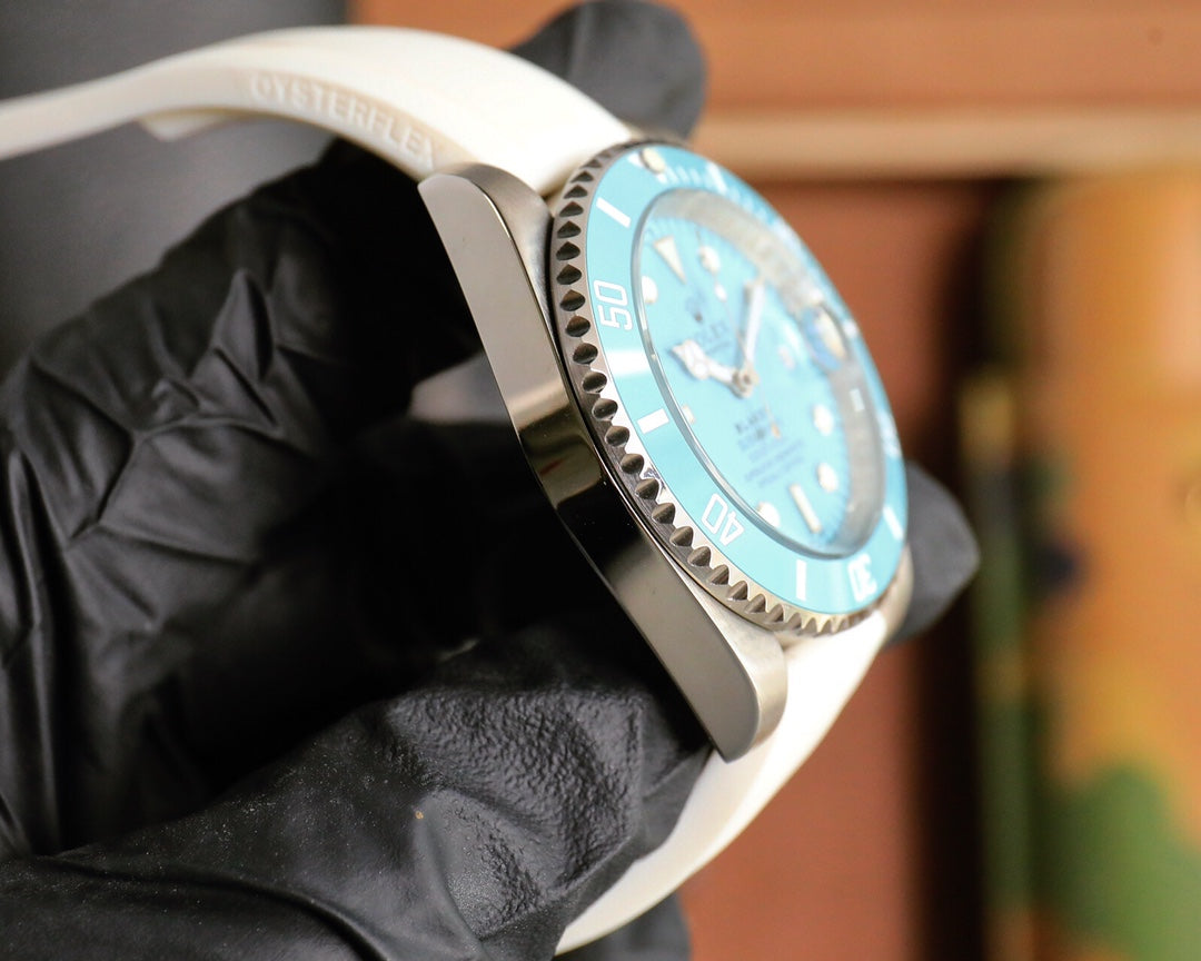 Rolex Blaken Submariner 40mm White Blue
