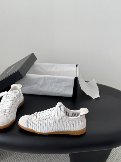 CC 26s Casual Shoes White Mesh Suede 914921