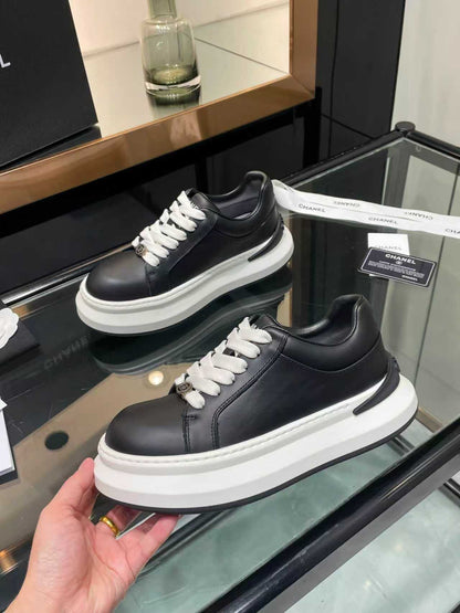 CC 26s Oversized Sneaker Black Lambskin 935462