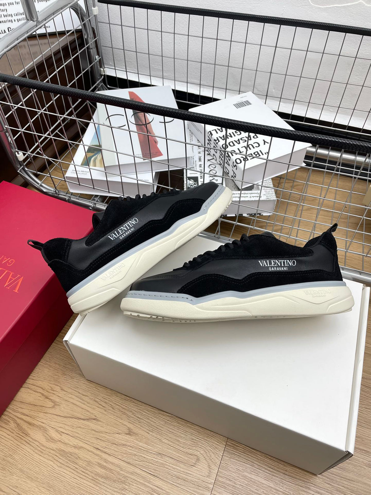 Gumboy Calfskin Sneaker Black 990115