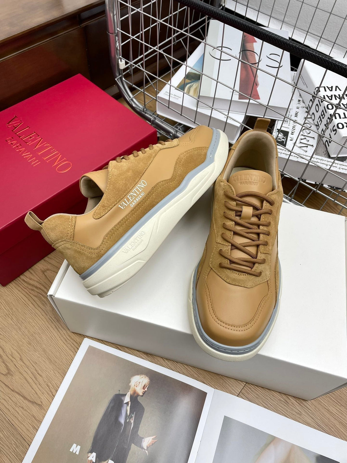 Gumboy Calfskin Sneaker Brown 990117