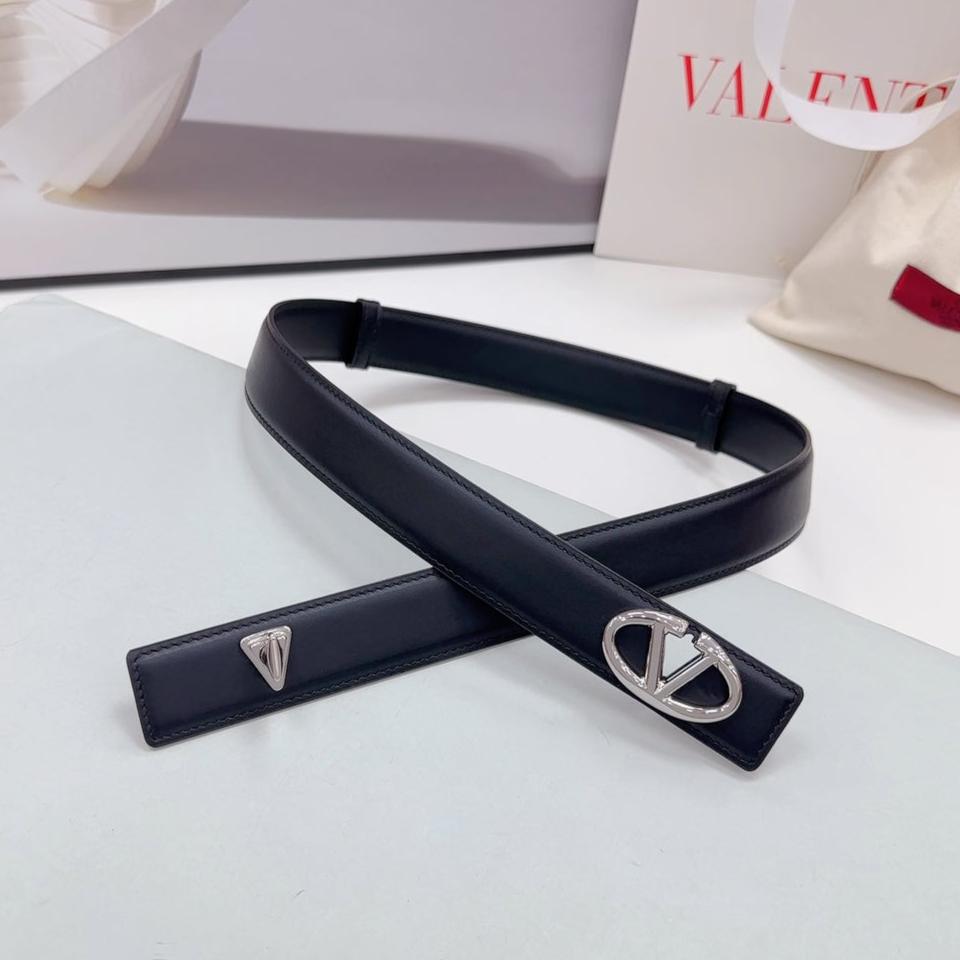 The Bold Edition Belt 30mm Black Calfskin Silver Buckle
