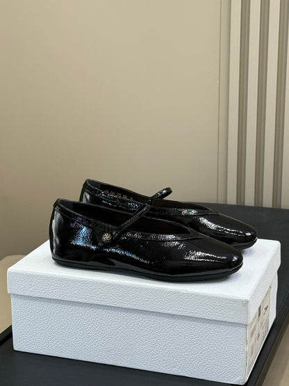 CD New Ballet Flat Black Patent Leather 561789