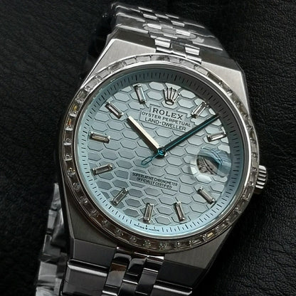 Rolex Land Dweller 40mm Silver Blue