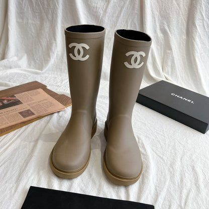 CC 26s Rain Boots Taupe Rubber 928091