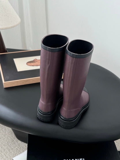 CC 26s Rain Boots Burgundy Rubber 927128