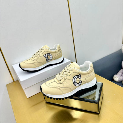 CD C'est Dior Sneaker Light Yellow Cowhide 111738