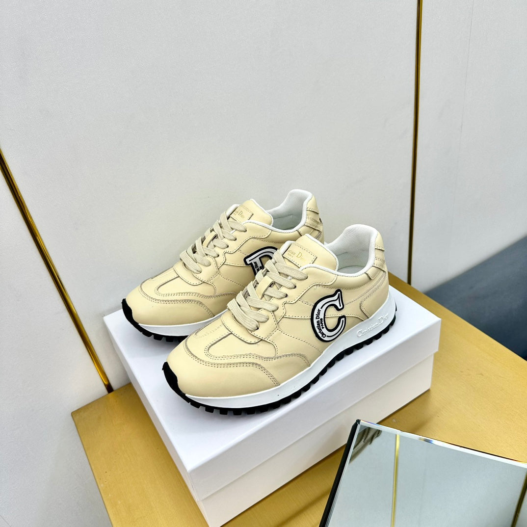 CD C'est Dior Sneaker Light Yellow Cowhide 111738