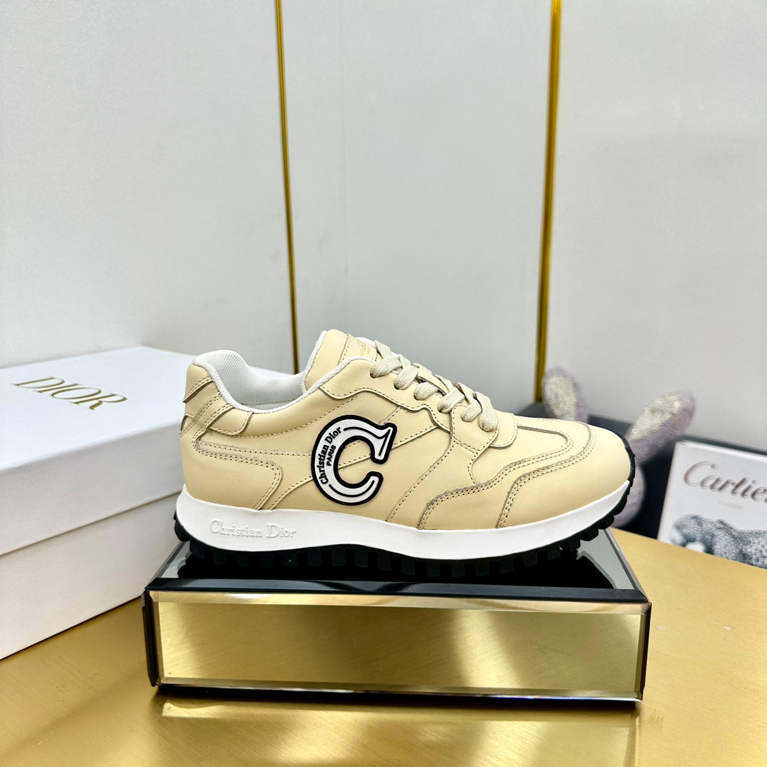 CD C'est Dior Sneaker Light Yellow Cowhide 111738
