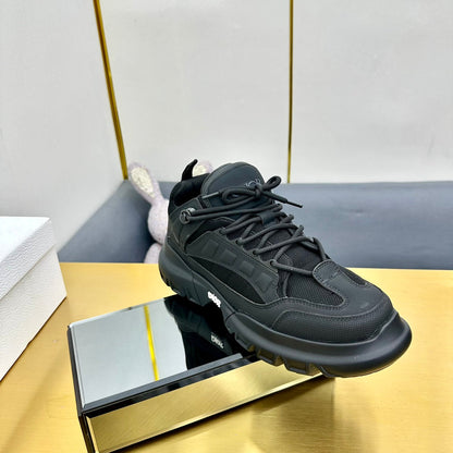 CD Sneaker 50mm In Black Cowhide And Mesh Fabric 111469