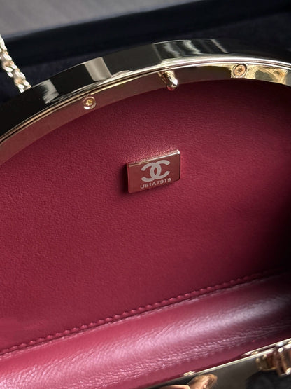 Chanel 2026 Elevator Minaudiere Bga 21.5cm Gold Metal