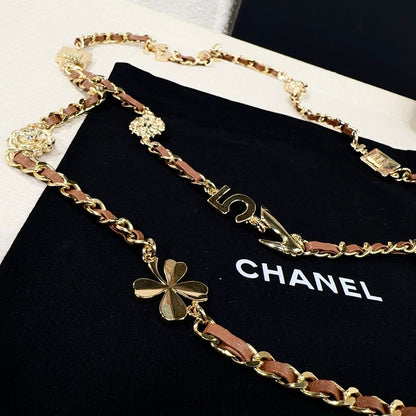 Chanel 2026 CC Logo Plaque Waist Belt 216563