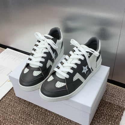 CD Star Sneaker Black Calfskin
