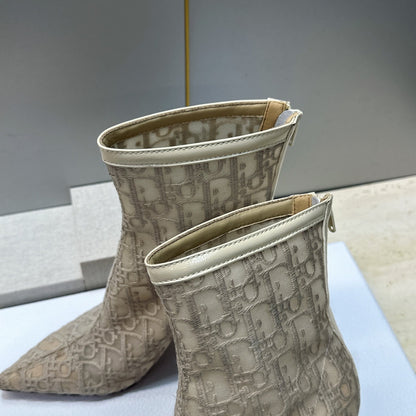 CD 26s Ardiorble Ankle Boots Light Taupe Mesh Leather 959600