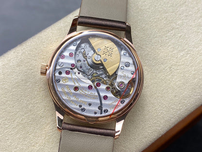 PATEK Calatrava 35mm Pink Gold Chocolate Dial