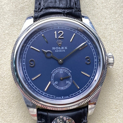 Rolex Perpetual 39mm Black Blue Dial