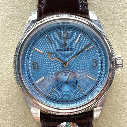 Rolex Perpetual 39mm Brown Blue Dial