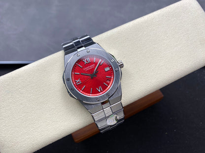 Alpine Eagle 41mm Silver Red Dial