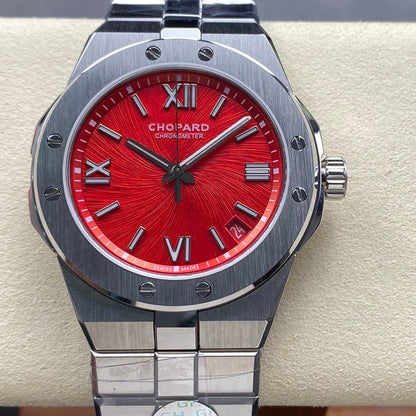 Alpine Eagle 41mm Silver Red Dial