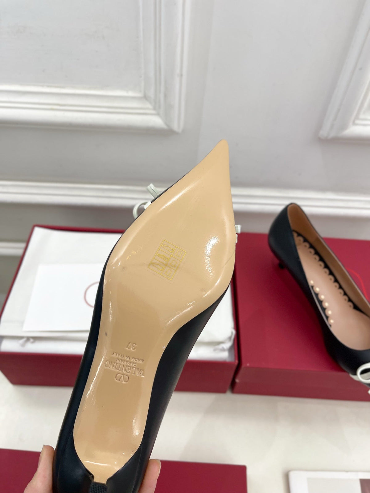 VT 25 Bepointy Pump 4.5cm Black Lambskin 325525