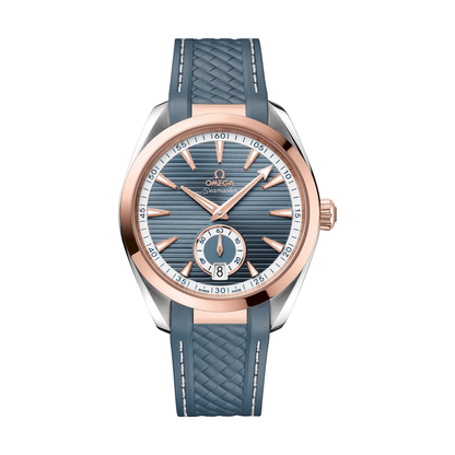 Seamaster Aqua Terra 150M Small Seconds Sedna™ Gold 41mm -  Blue on Strap