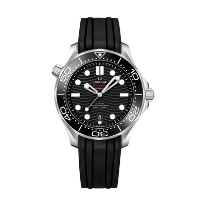 Seamaster Diver 300M 42mm - Black on Rubber Strap