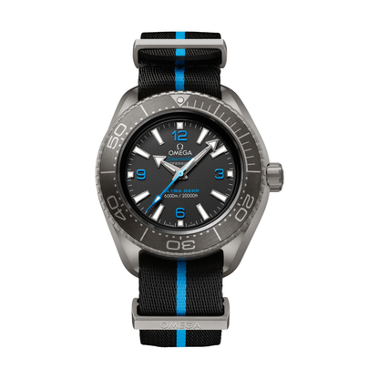 Seamaster Planet Ocean Ultra Deep 6000M 45.5mm - Black on Fabric Strap
