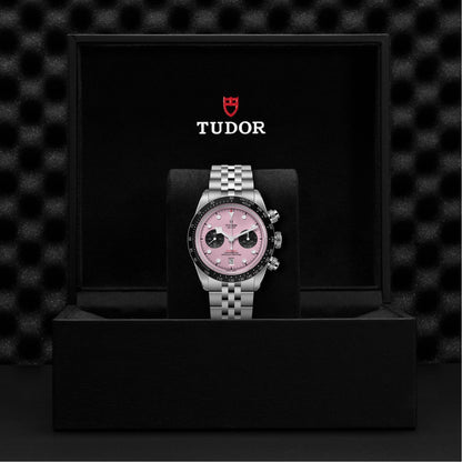 Black Bay Chrono 41mm - Pink on Bracelet