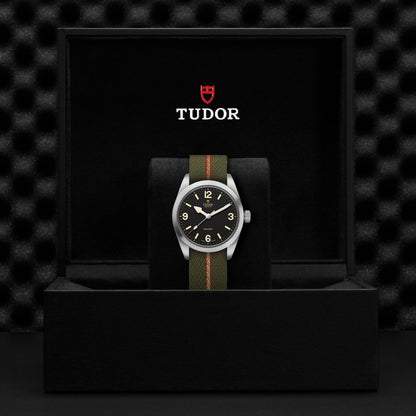 Ranger 36mm - Black on Fabric Strap