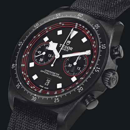 Pelagos FXD Chrono Carbon Composite 43mm - Black on Fabric Strap